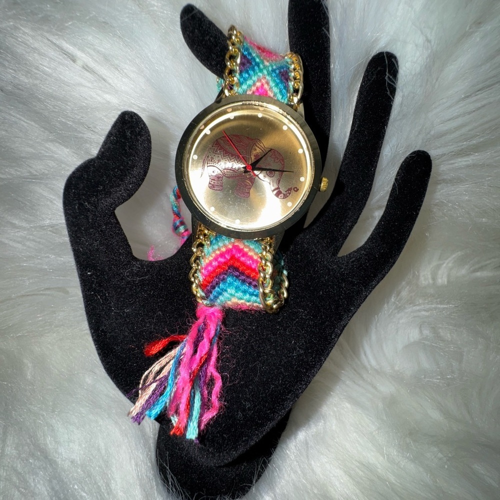 Watch 🎁 Elephant Woven Strap Women's Watch 🎁